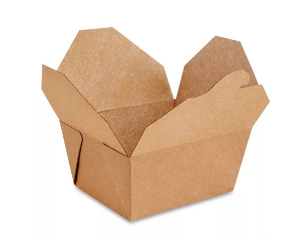 28oz Eco-friendly Kraft Foldable Paper Box