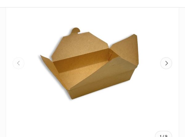 50oz Eco-friendly Kraft Foldable Paper Box