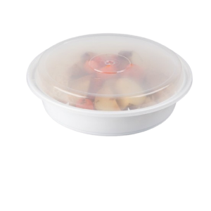 24oz Microwavable PP Round Container with lid