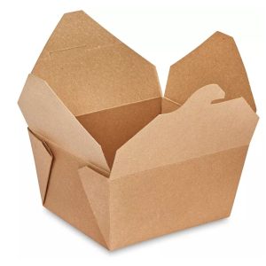 110oz Eco-friendly Kraft Foldable Paper Box