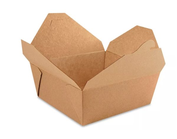 45oz Eco-friendly Kraft Foldable Paper Box